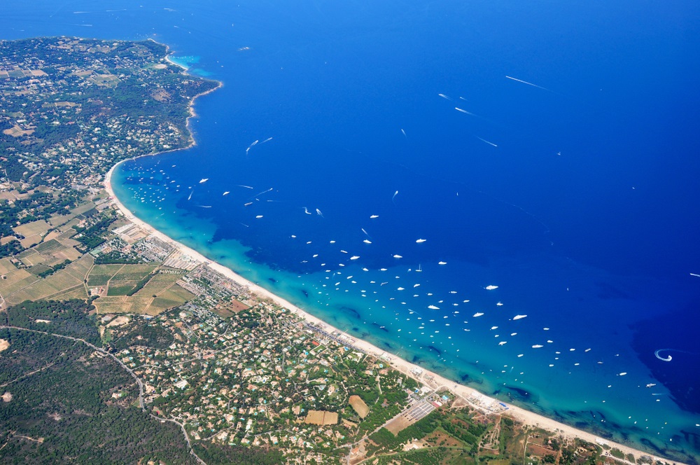 la plage de Pampelonne