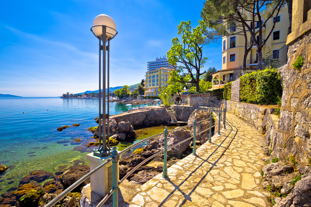 croatie en septembre: Promenade du Lungomare
