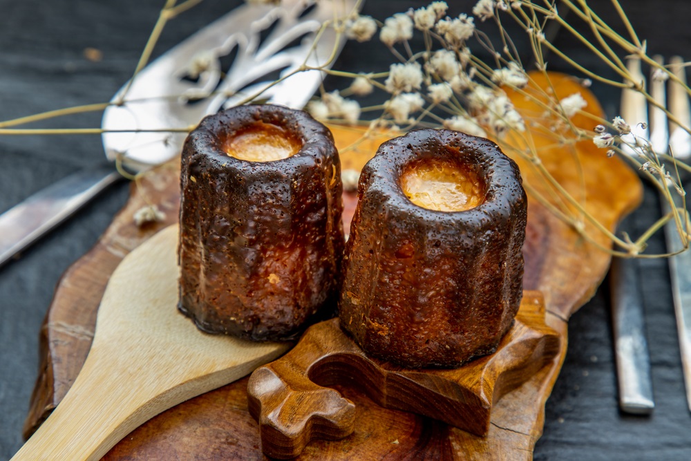 plat français sucré : cannelé bordeaux
